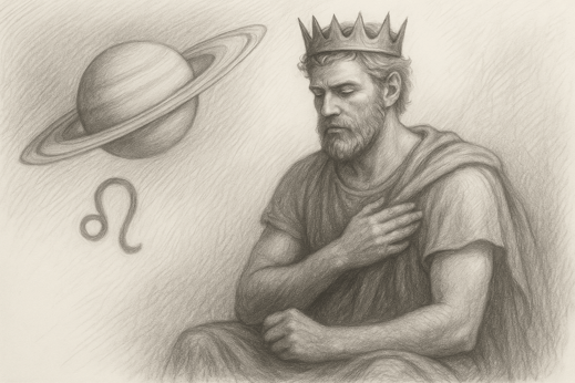 Saturne en Lion - Laurence Georget