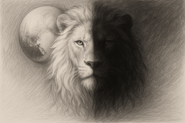 Pluton en Lion - Laurence Georget