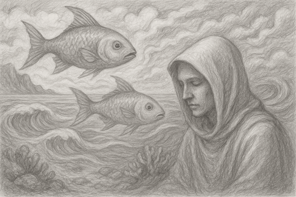 Pluton en Poissons - Laurence Georget