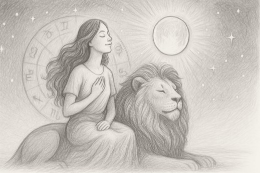 La Lune en Lion - Laurence Georget