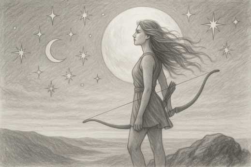 La Lune en Sagittaire - Laurence Georget