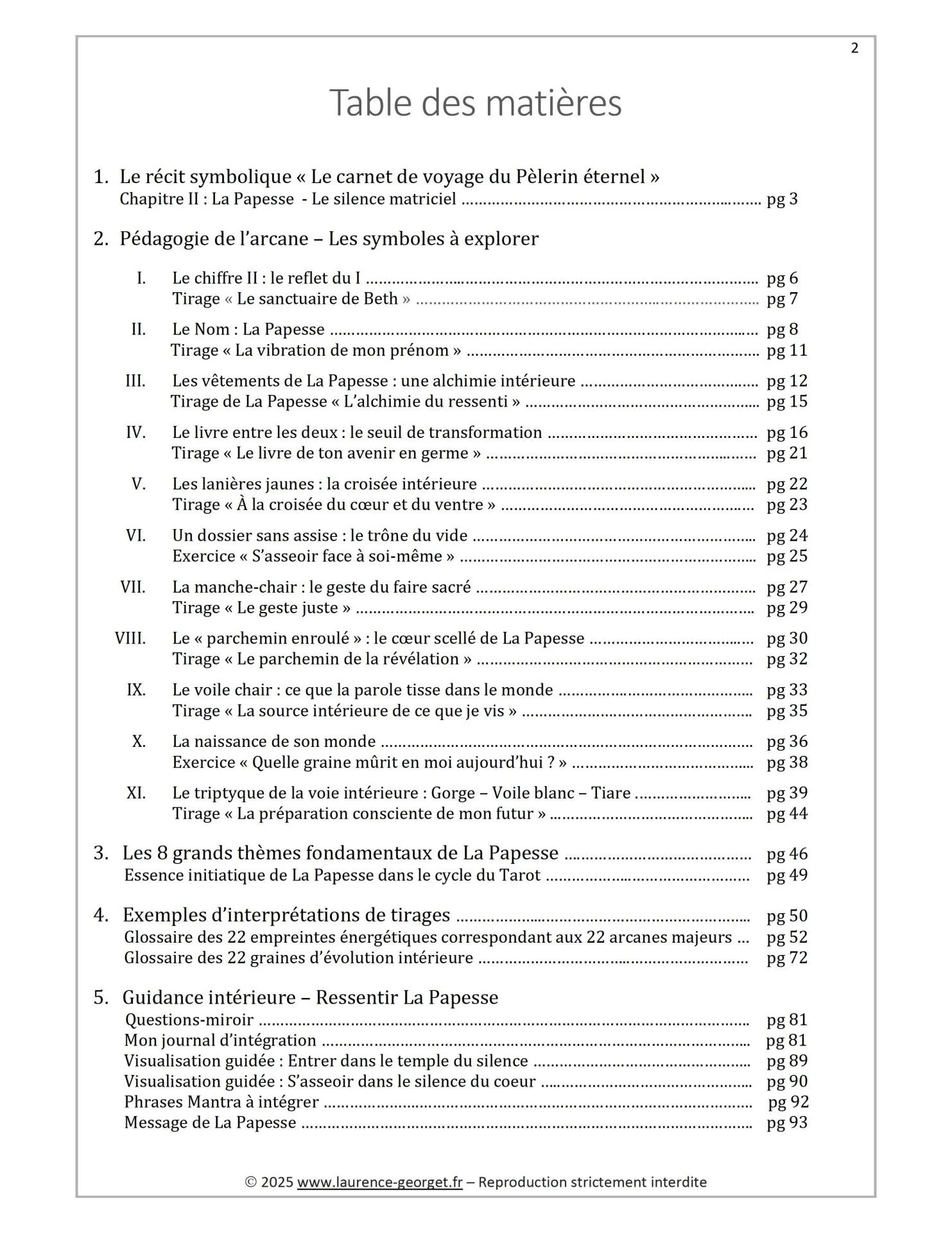 La papesse le silence matrciel pdf